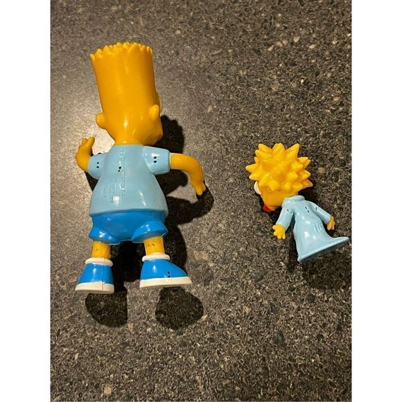 The Simpson Bart and Maggie vintage 1990 vinyl figurines bundle - Picture 16 of 16